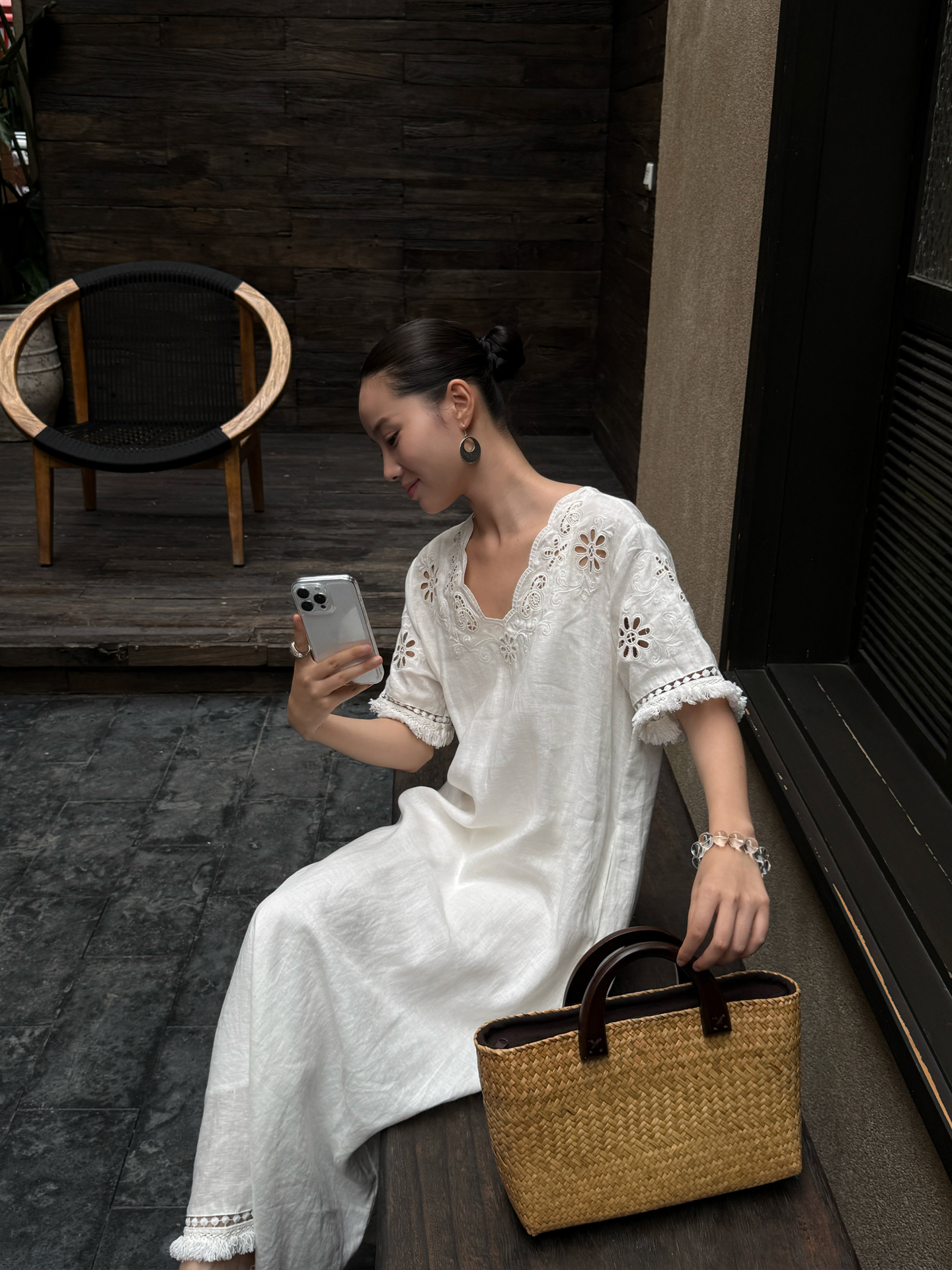 Elegant Simple Style Holiday C - مراجعة Linen Dress Wrap وسعره