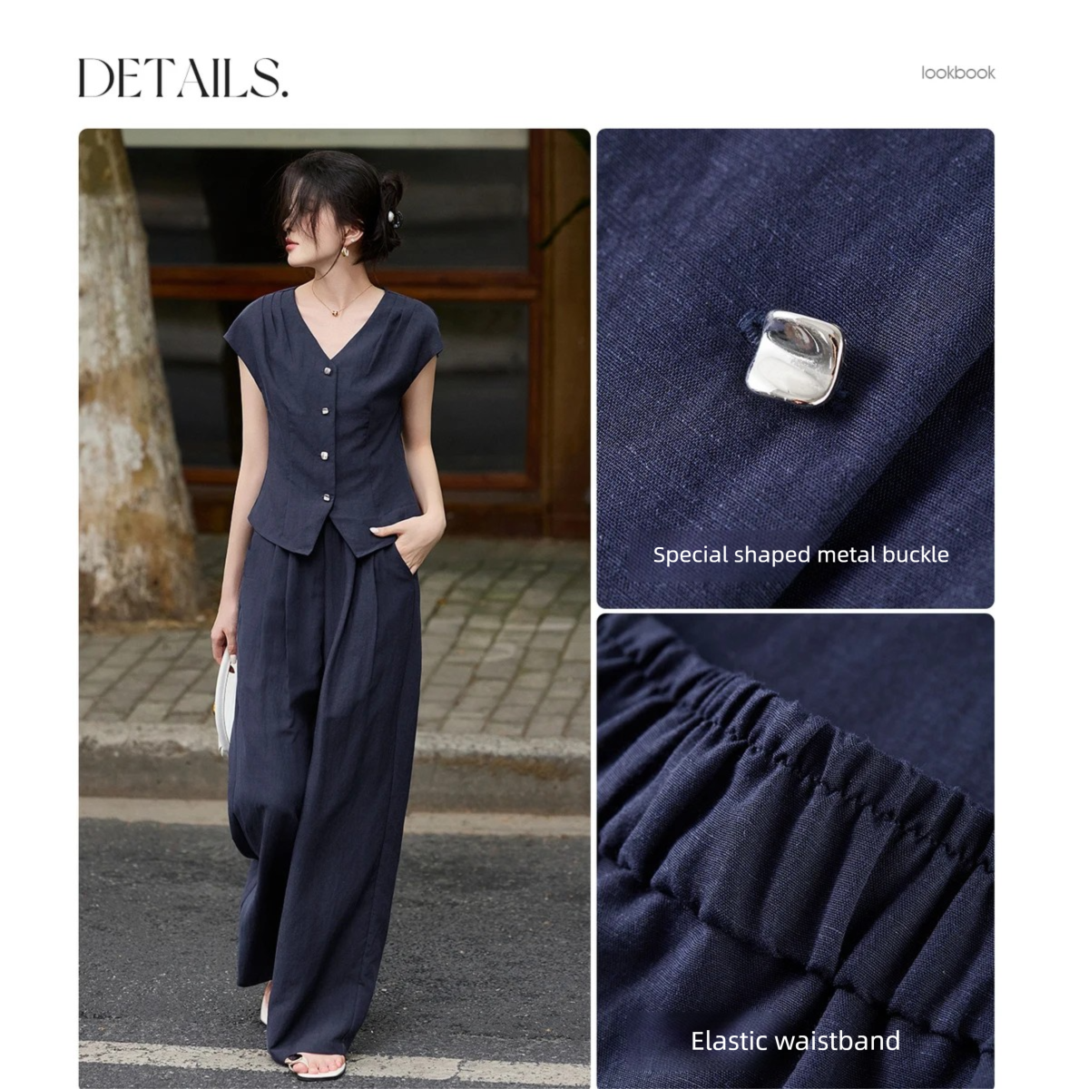 SENTUBILA Summer Linen Pant Se - مراجعة Linen Pant Wide وسعره