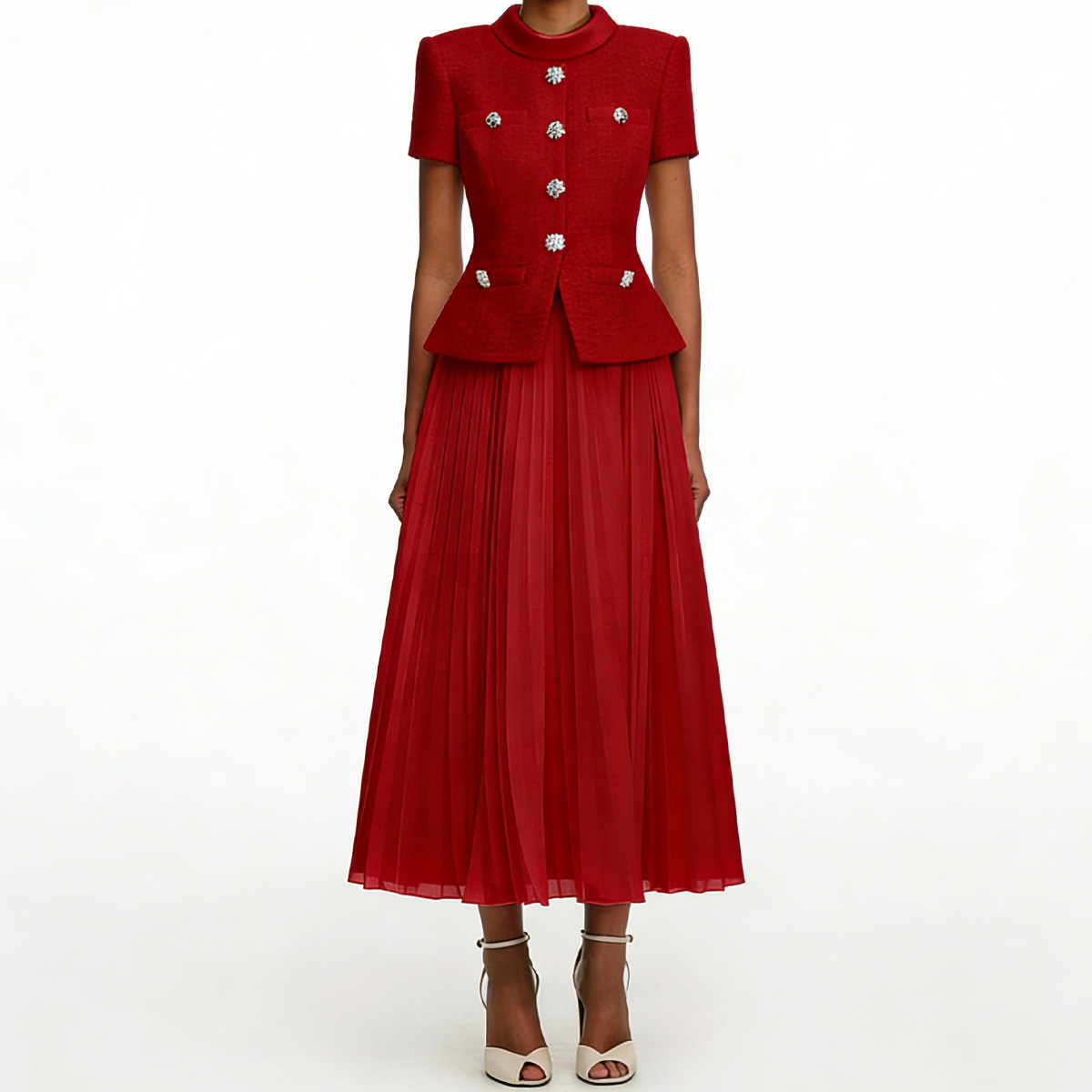 Brand Elegant Two Piece Set Su - مراجعة Linen Dress Wrap وسعره