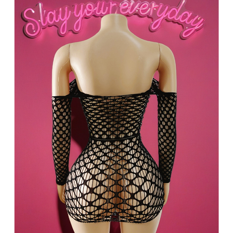 1PC Women Fishnet Cover Up Wit - مراجعة Cover Up Kaftan وسعره