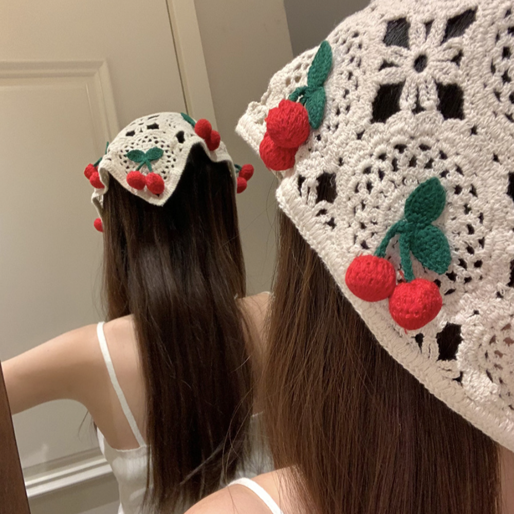 Knitted Triangle Headband Cute - مراجعة Headband Summer Knit وسعره