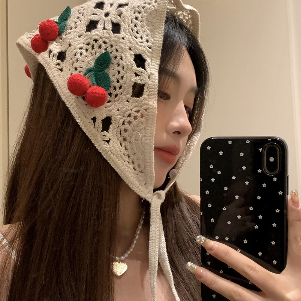 Knitted Triangle Headband Cute - مراجعة Headband Summer Knit وسعره