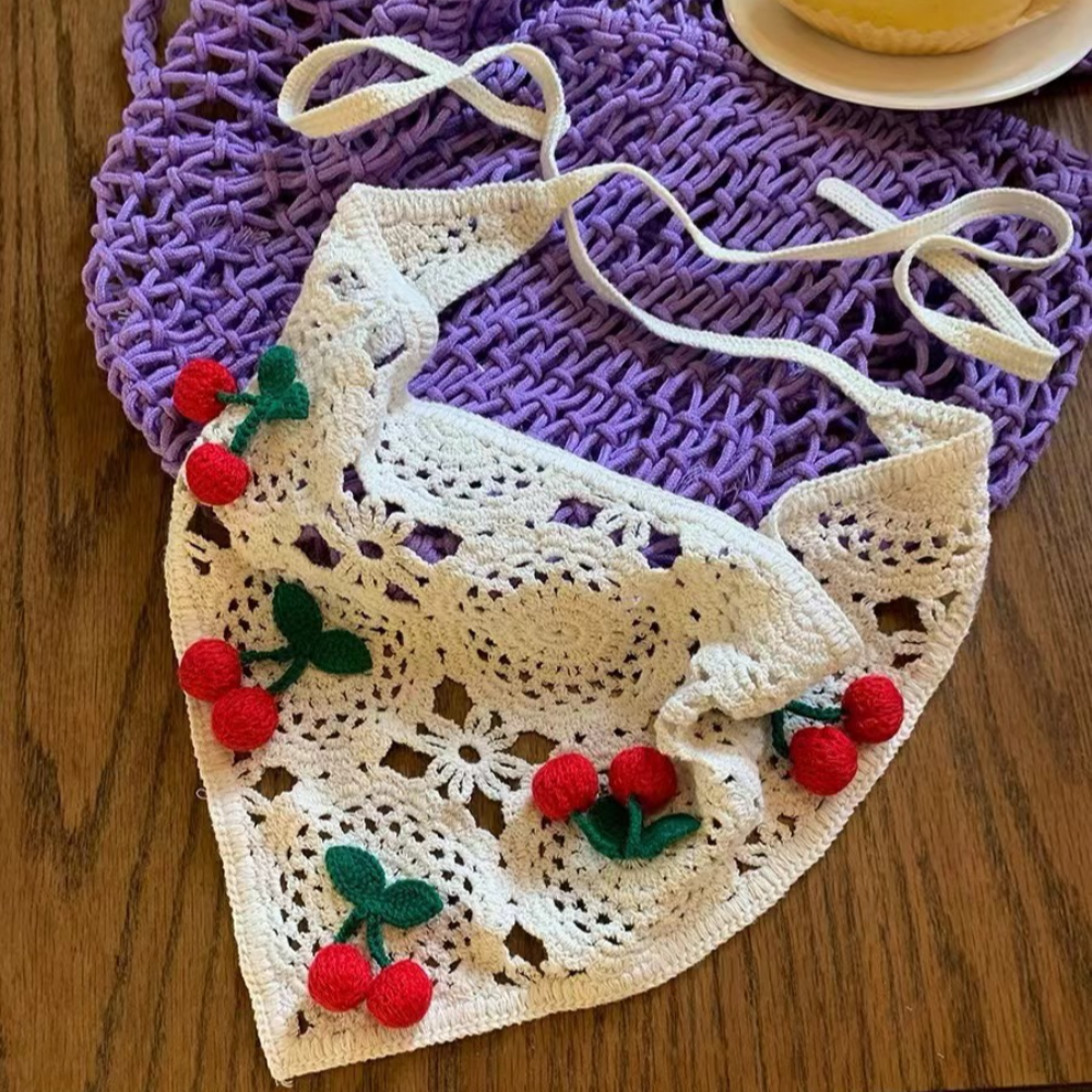 Knitted Triangle Headband Cute - مراجعة Headband Summer Knit وسعره