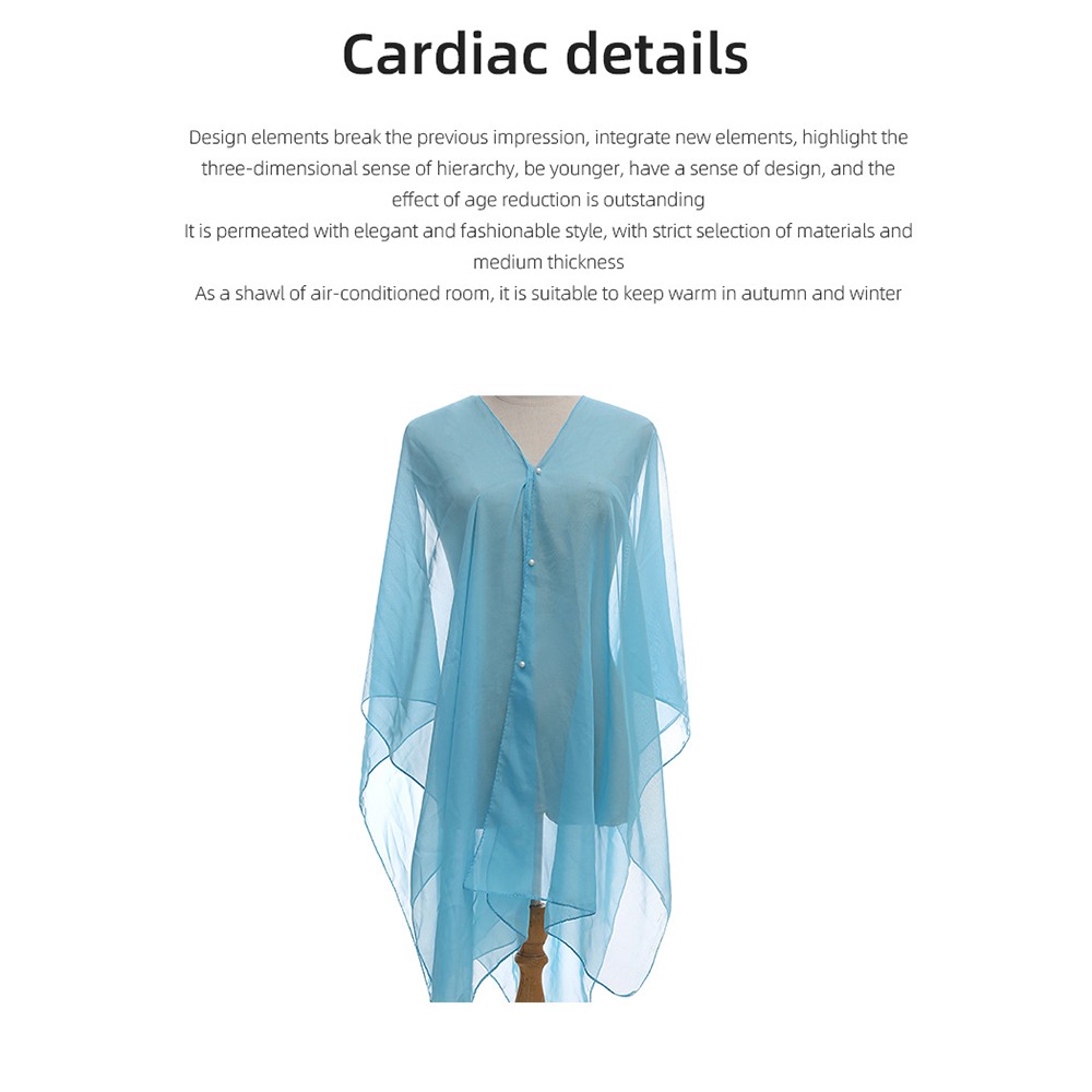 Fashion Solid color Shawl Scar - مراجعة Cover Up Kaftan وسعره