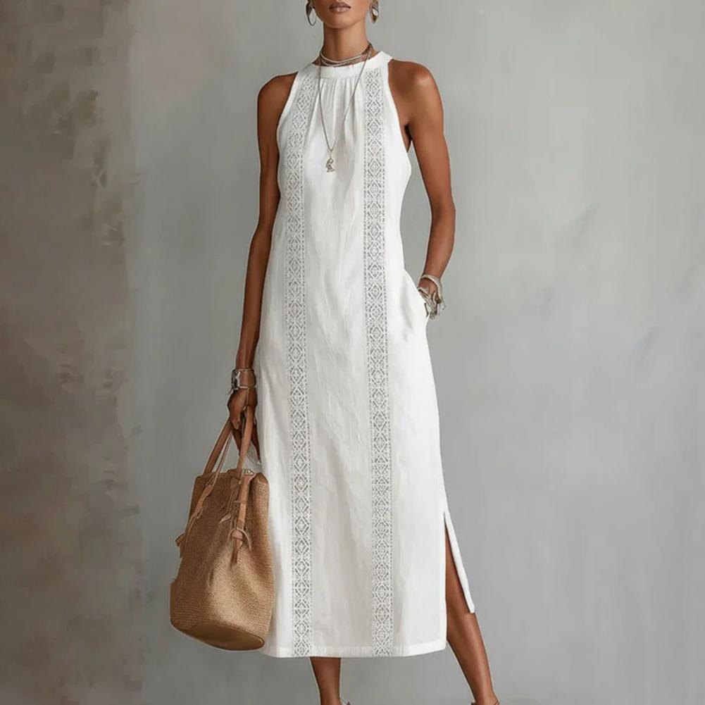 2026 Summer Dress for Women Sl - مراجعة Linen Dress Wrap وسعره