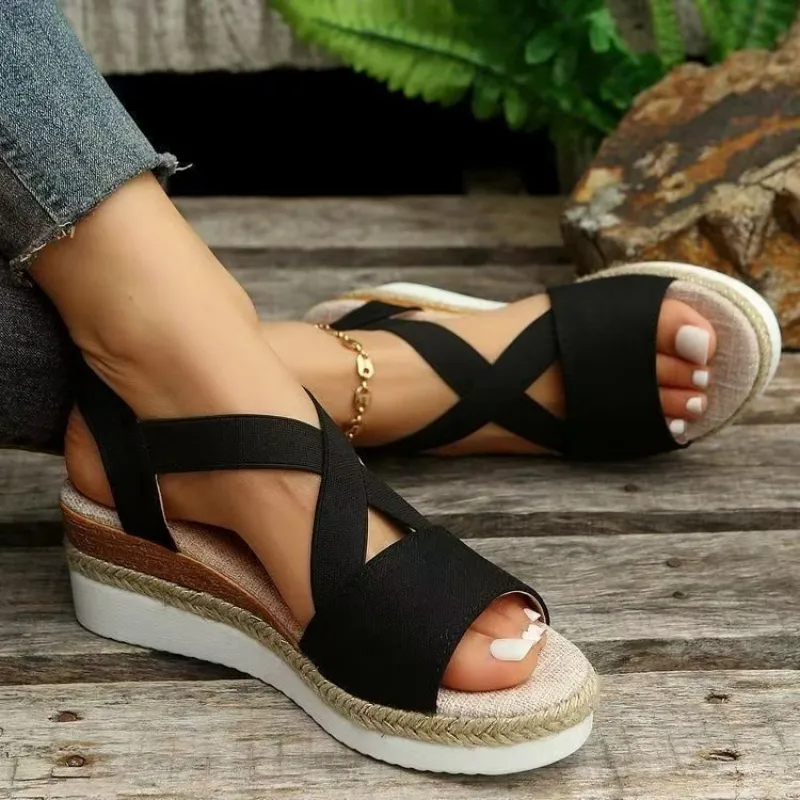 Women's Platform Wedge Sandals - مراجعة Wedge Espadrille Women وسعره