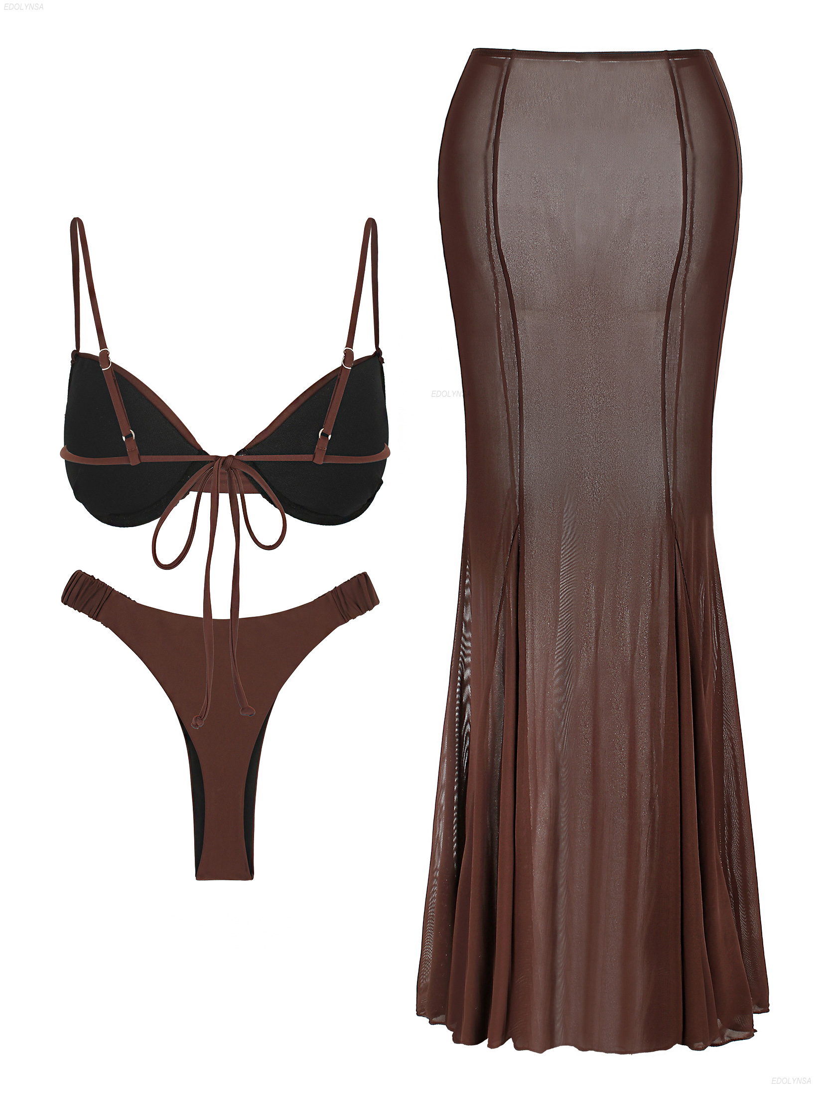 Ruched Bathing Suit with Cover - مراجعة Swimsuit Bikini Ruched وسعره