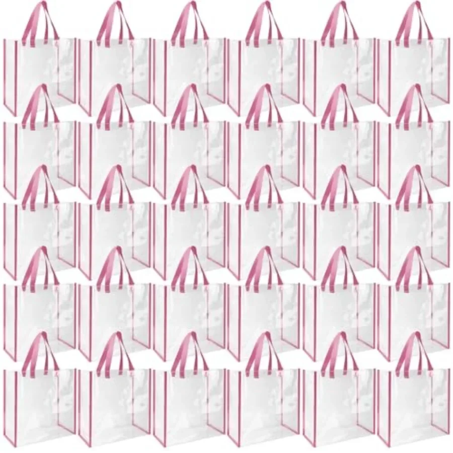 Pack 12x12x6 Inch Clear Tote B - مراجعة Tote Bag Beach وسعره