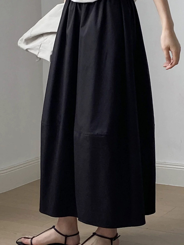 High Waist A-Line Midi Skirt L - مراجعة Midi Skirt Floral وسعره