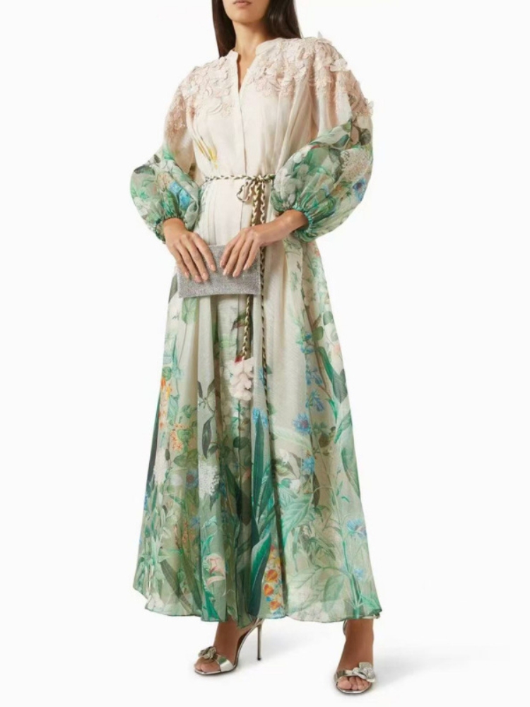Elegant Maxi Dress for Women V - مراجعة Linen Dress Wrap وسعره