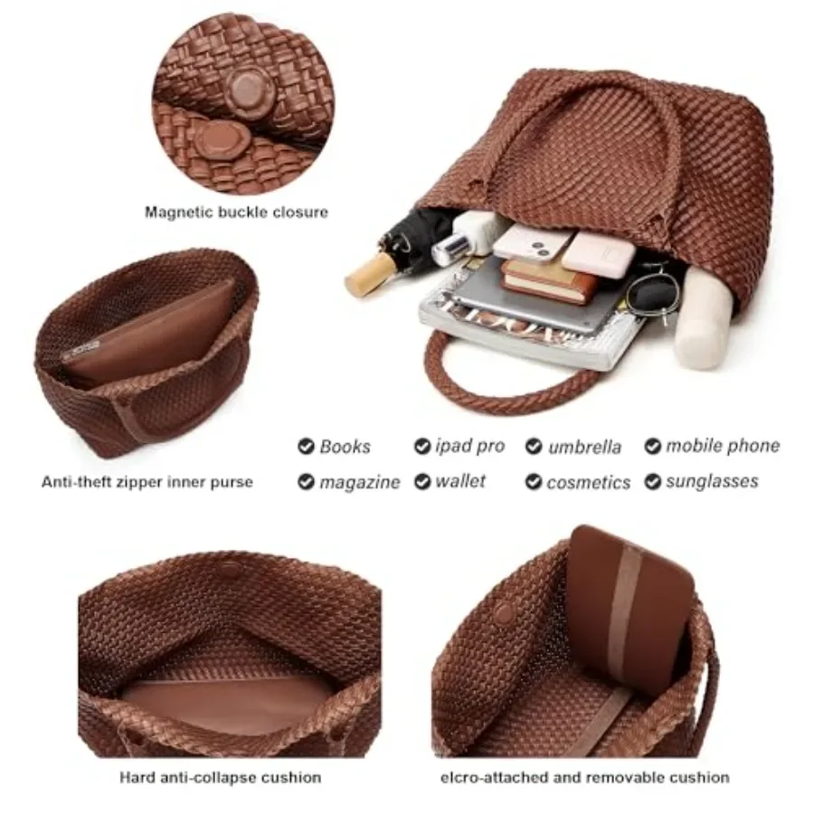 BOYATU Woven Tote Bag for Wome - مراجعة Tote Bag Beach وسعره