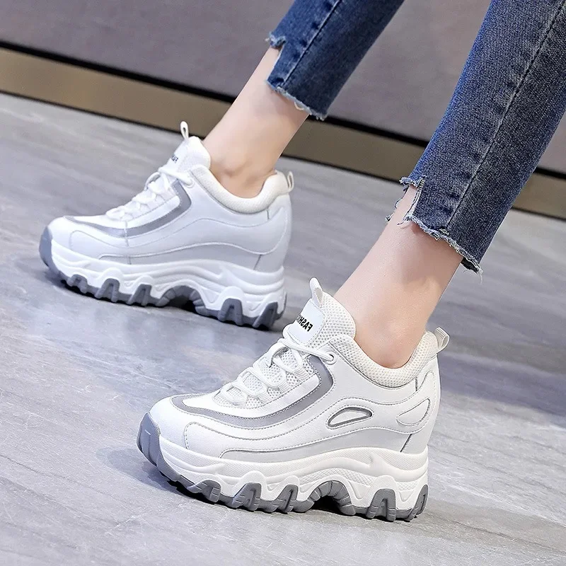 9CM Genuine Leather Platform W - مراجعة Wedge Espadrille Women وسعره