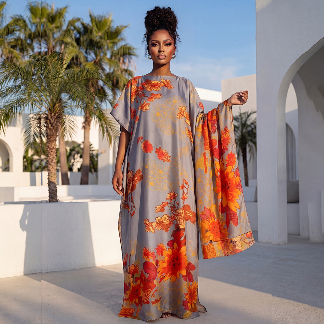 Summer Fashion African Shawl F - مراجعة Romper Floral Print وسعره
