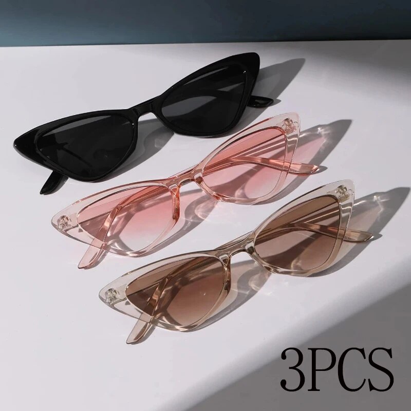 3 Pairs Per Set Small Cat Eye  - مراجعة Sunglasses Cat Eye وسعره