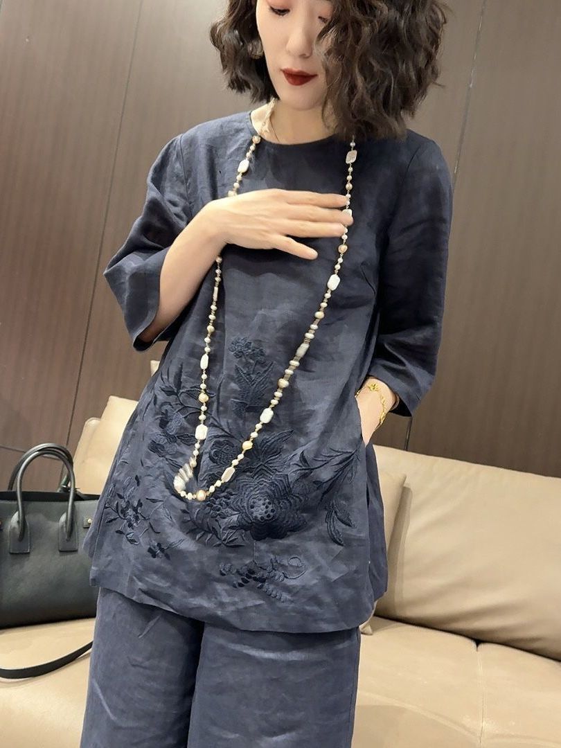 High-End Lightweight Cotton Li - مراجعة Linen Pant Wide وسعره