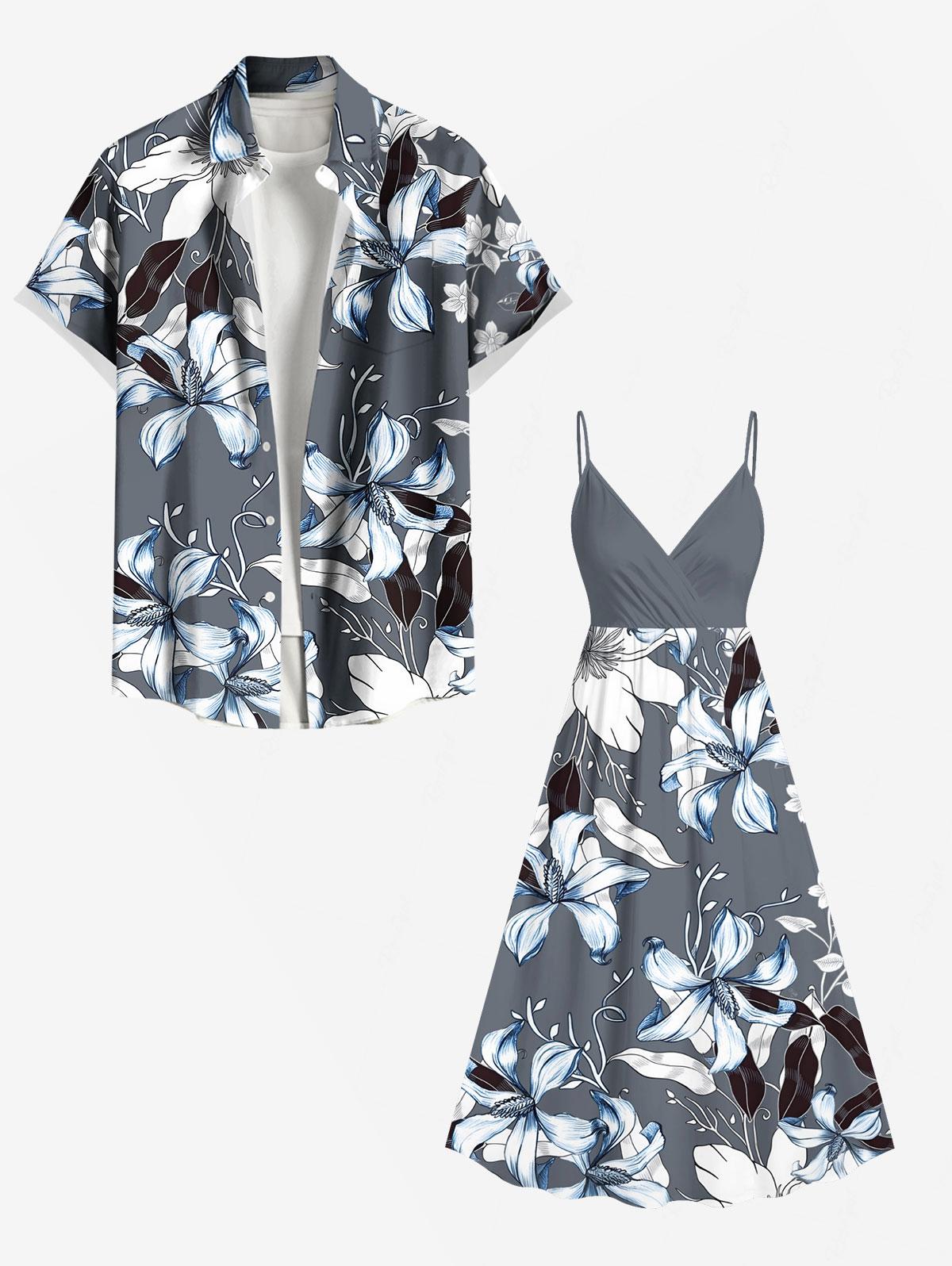 Flowers Leaf Printed Plus Size - مراجعة Romper Floral Print وسعره