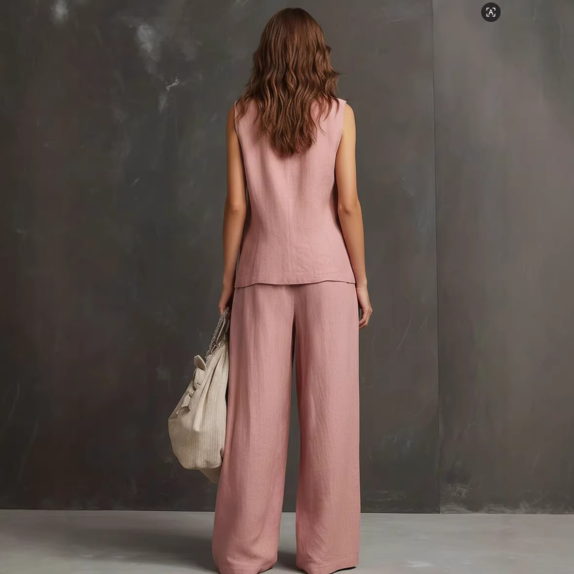 2026 summer women's clothing l - مراجعة Linen Pant Wide وسعره