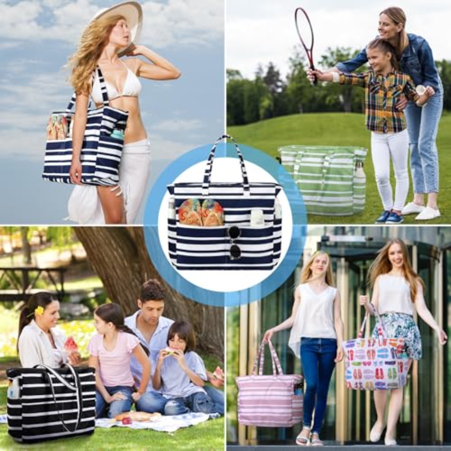 Trifabricy Beach Bags for Wome - مراجعة Tote Bag Beach وسعره