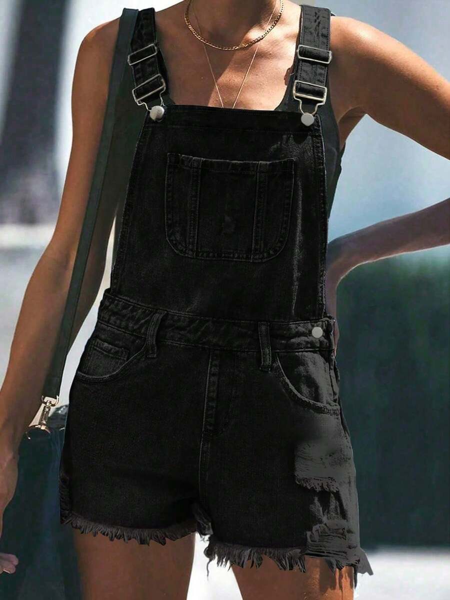 Womens White Distressed Denim  - مراجعة Shorts Denim Frayed وسعره